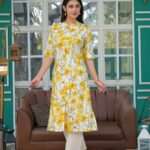 Aravalii Saffron Whisper Kurta