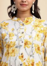 Aravalii Saffron Whisper Kurta