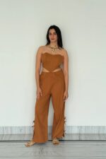 Chocolate corset and Pants