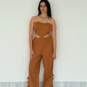 Chocolate corset and Pants