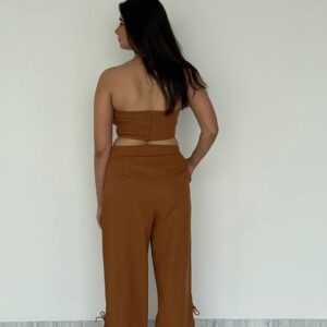 Chocolate corset and Pants