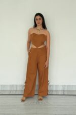 Chocolate corset and Pants