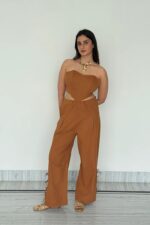 Chocolate corset and Pants