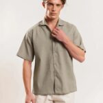 Grey Textured Shirt