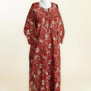 Heer Cotton Slub Printed Straight Kurta