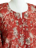 Heer Cotton Slub Printed Straight Kurta