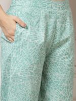 Indibelle Cotton Abstract Print A-Line Co-ord Set