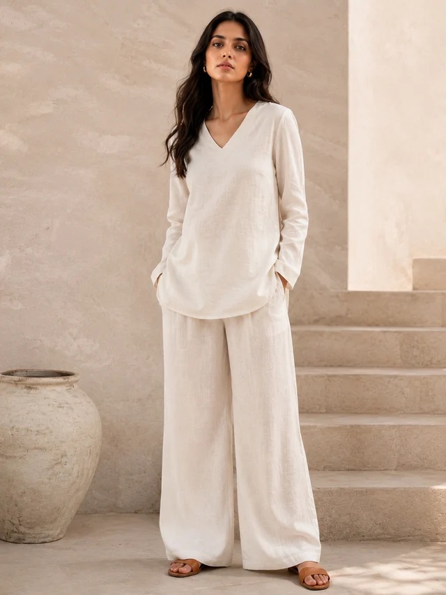 indibelle-premium-women-s-linen-blend-coord-set-22217d18-1 Indibelle Premium Women's Linen Blend Coord set