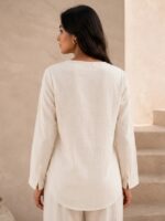 Indibelle Premium Women's Linen Blend Coord set
