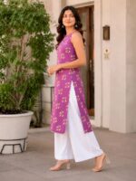 Indibelle Women’s Floral Printed Cotton Kurti