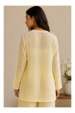 Indibelle Wrinkle Rayon Relaxed-Fit Co-ord Set