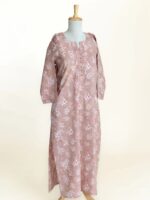 Leyla Cotton Block Printed Straight Kurta