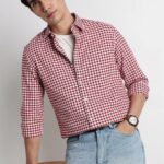 Men Classic Oxford Check Shirt