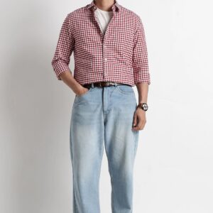 Men Classic Oxford Check Shirt
