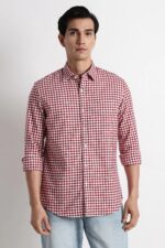 Men Classic Oxford Check Shirt