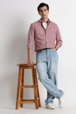 Men Classic Oxford Check Shirt