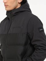 Men Hooded Solid Cotton Casual Puffer Jacket