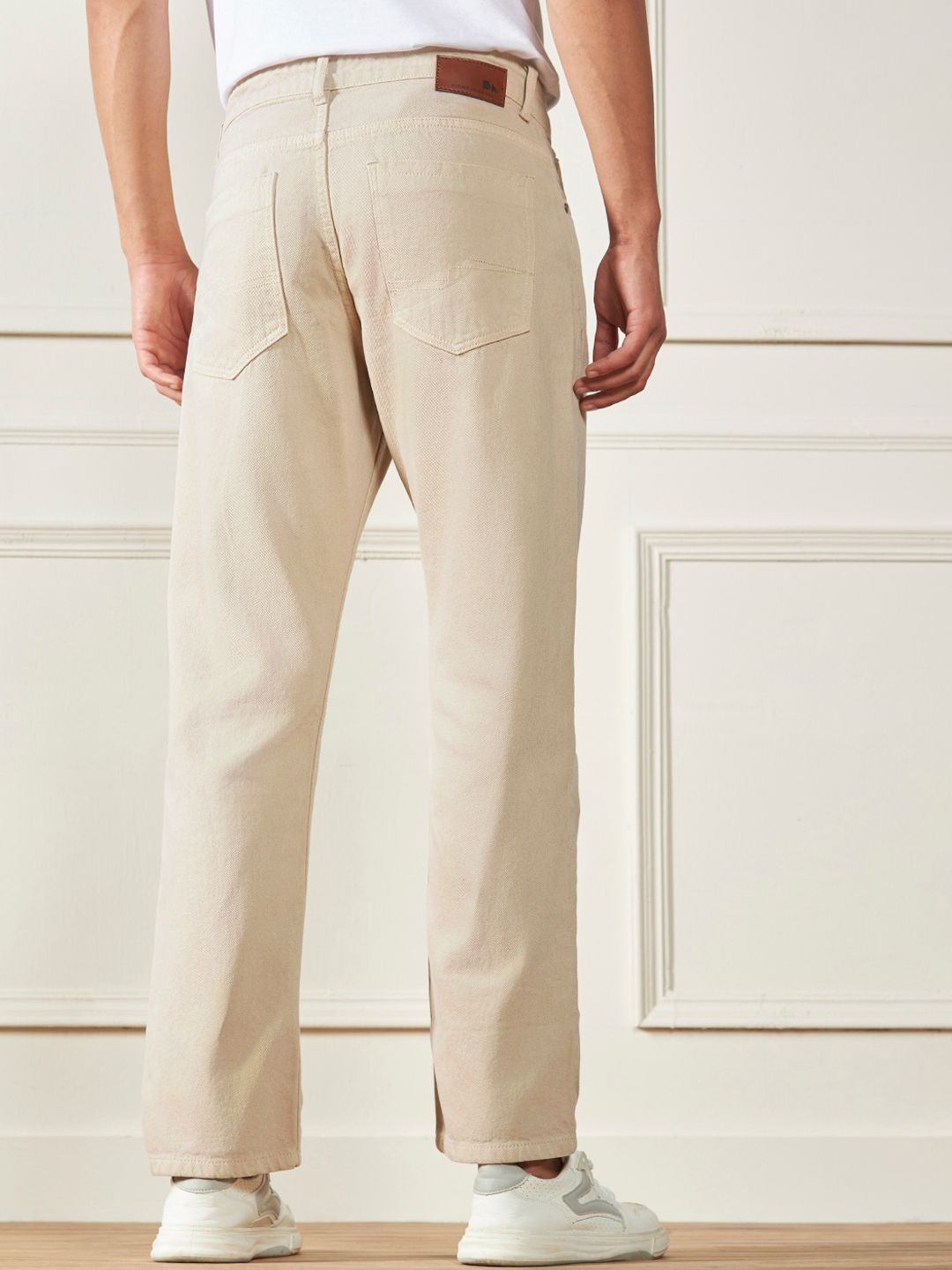 men-relaxed-fit-clean-look-ecru-pure-cotton-jeans-001ced5f-1 Men Relaxed Fit Clean Look Ecru Pure Cotton Jeans