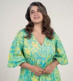 Multicolor Cotton Easy Fit Floral Print Dress