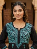 Pure Cotton Chikankari Worked Kurta